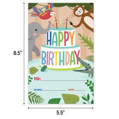 Jungle Friends Happy Birthday Awards-Awards-Tools 4 Teaching-Classroom Decor and More