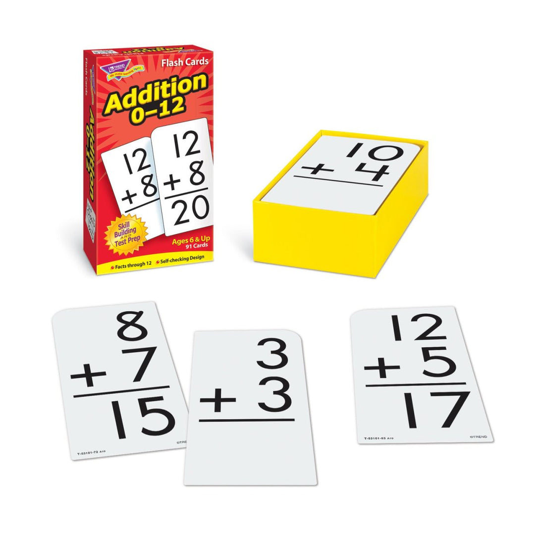 Addition 0-12 Skill Drill Flash Cards-Flashcards-Tools 4 Teaching-Classroom Decor and More