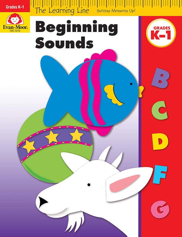 *Learning Line: Beginning Sounds, Grades K-1-Subjects - Reading - Reading Books-Tools 4 Teaching-Classroom Decor and More
