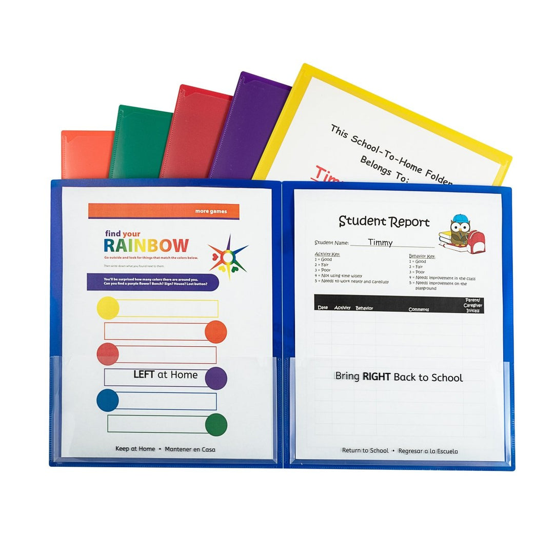 *Classroom Connector Folders, Assorted, 1/EA-Arts & Crafts-Tools 4 Teaching-Classroom Decor and More