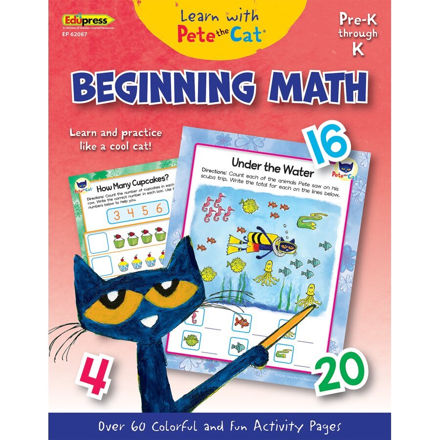 Learn with Pete the Cat: Beginning Math-Math Books-Tools 4 Teaching-Classroom Decor and More