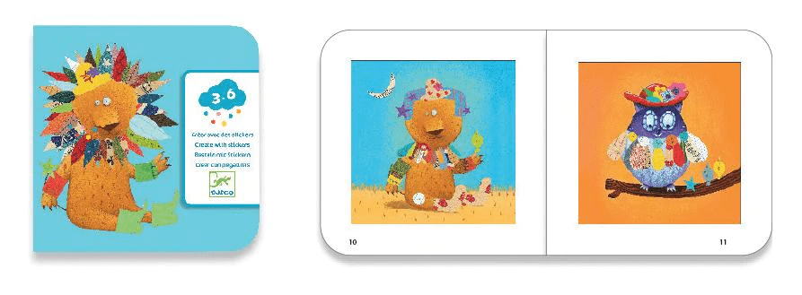 *Create Animals Sticker Collage Activity-Craft Activity-Tools 4 Teaching-Classroom Decor and More