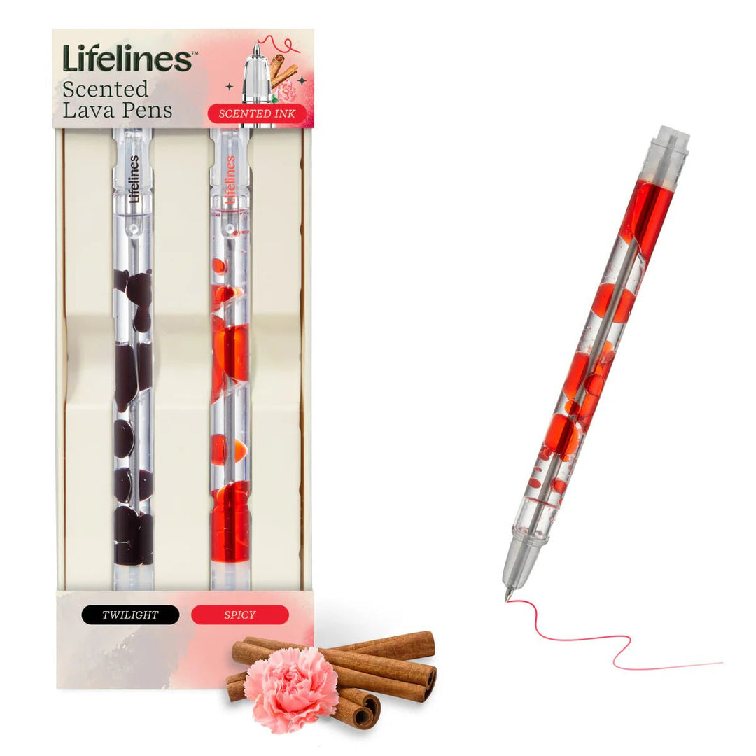 Lifelines® - Scented Lava Pen 2 Pack - Black/Red - Tools 4 Teaching