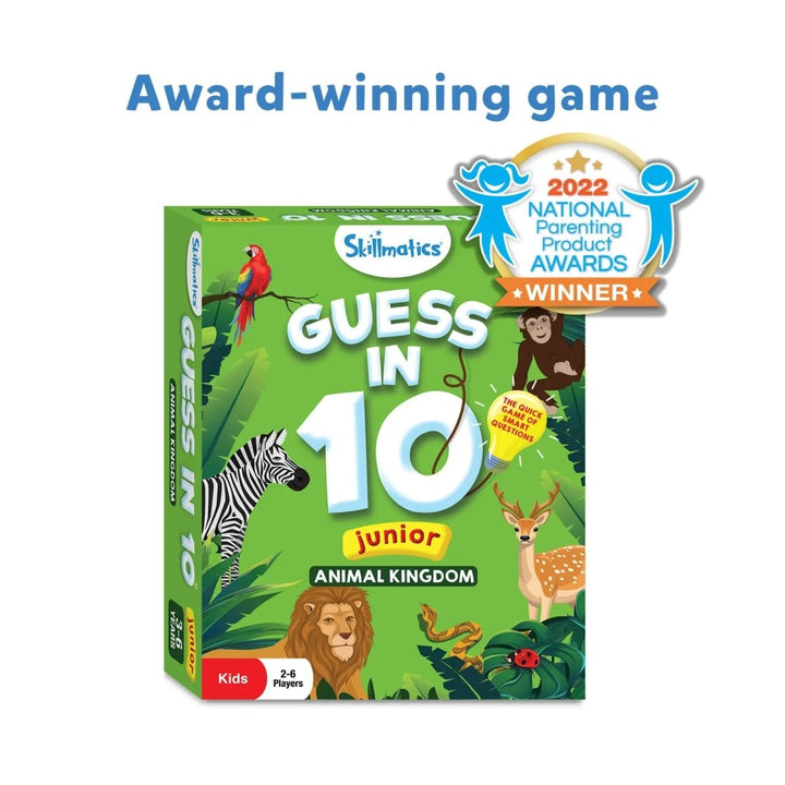 Guess in 10 Junior: Animal Kingdom | Trivia card game (ages 3-6)-Craft Activity-Tools 4 Teaching-Classroom Decor and More