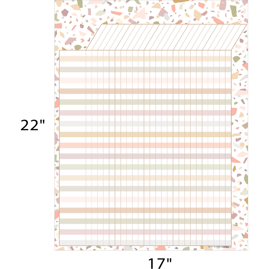 Terrazzo Tones Incentive Chart-Incentive Charts-Tools 4 Teaching-Classroom Decor and More