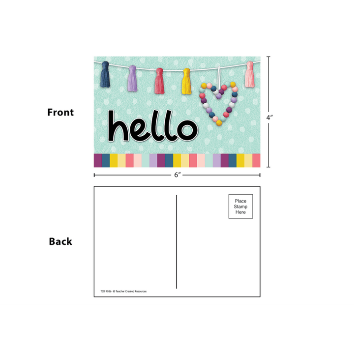 *Oh Happy Day Hello Postcards-Postcards-Tools 4 Teaching-Classroom Decor and More