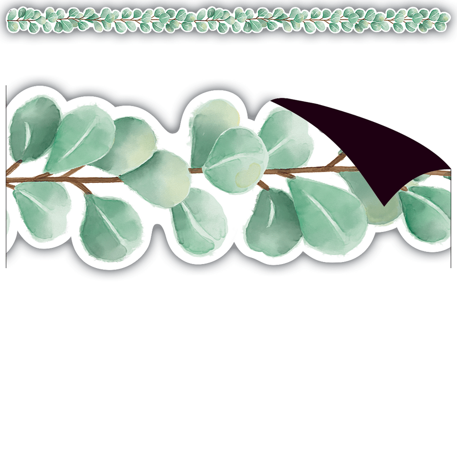 Eucalyptus Die-Cut Magnetic Border-Borders-Tools 4 Teaching-Classroom Decor and More