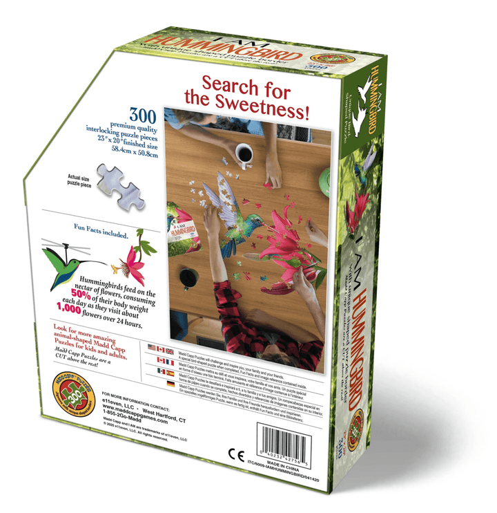 I AM HUMMINGBIRD 300 pcs Puzzle-Puzzles-Tools 4 Teaching-Classroom Decor and More