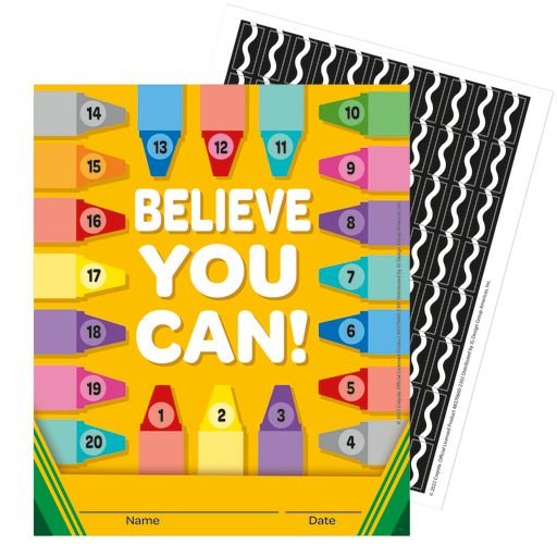 Crayola Mini Reward Chart w/Stickers-Awards-Tools 4 Teaching-Classroom Decor and More