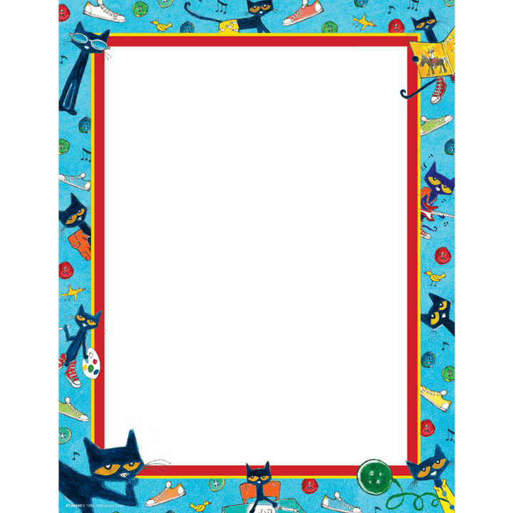 Pete the Cat Computer Paper-Computer Paper-Tools 4 Teaching-Classroom Decor and More