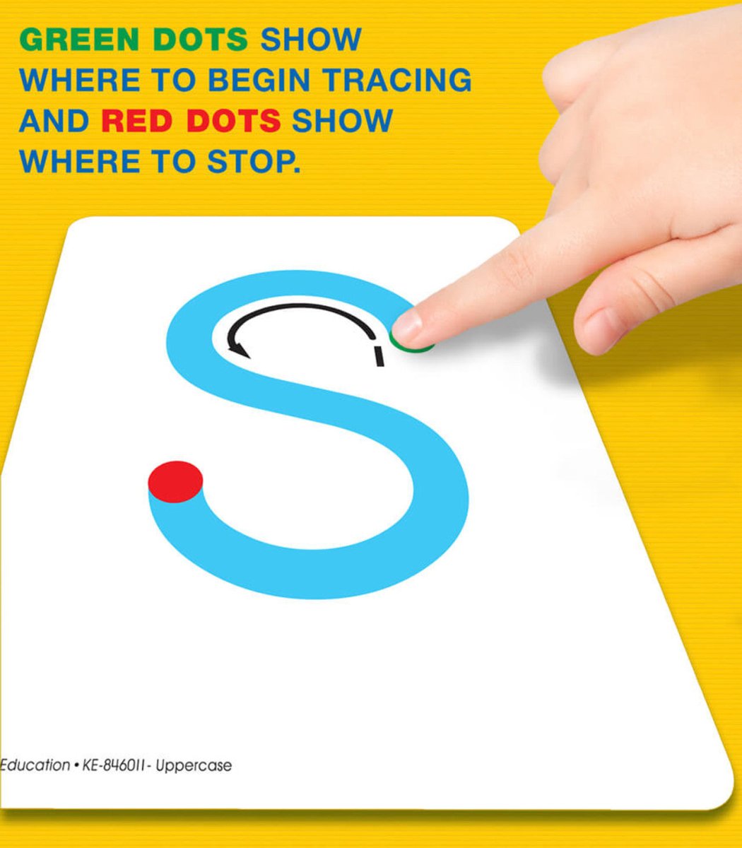 Textured Touch and Trace: Uppercase Manipulative Grade PK - 3 - Tools 4 Teaching