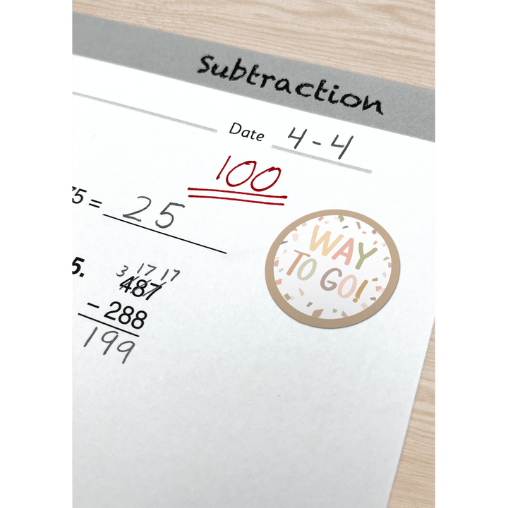 Terrazzo Tones Stickers-Stickers-Tools 4 Teaching-Classroom Decor and More