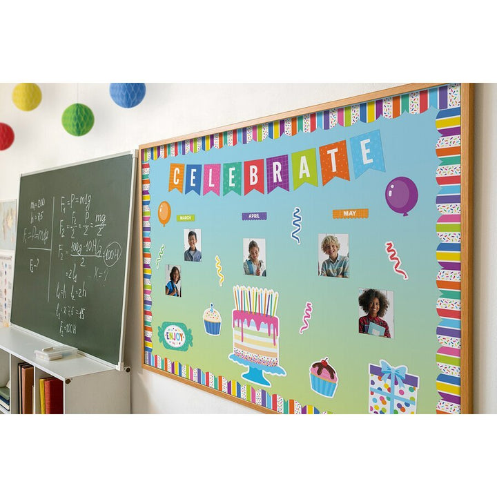 Colorful Happy Birthday Create &amp; Decorate Quick Kit-Birthday-Tools 4 Teaching-Classroom Decor and More