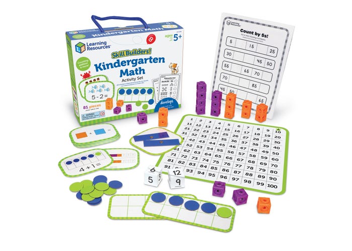 Skill Builders! Kindergarten Math-Math-Tools 4 Teaching-Classroom Decor and More