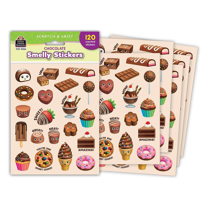 Chocolate Smelly Stickers-Stickers-Tools 4 Teaching-Classroom Decor and More