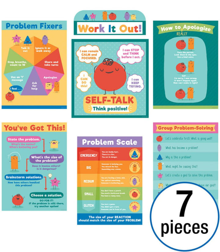 Social Problem-Solving Bulletin Board Set-Bulletin Board Sets-Tools 4 Teaching-Classroom Decor and More
