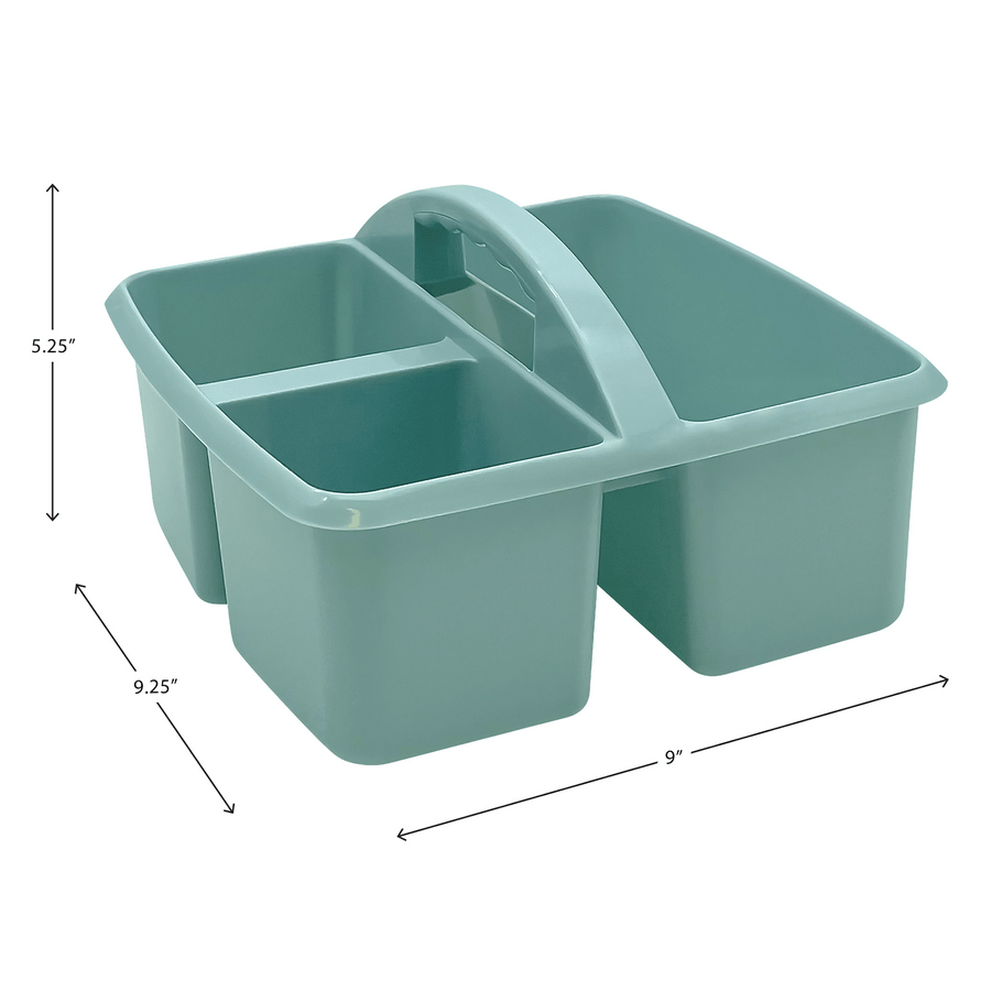 Plastic Storage Caddy: Calming Blue-Organization-Tools 4 Teaching-Classroom Decor and More
