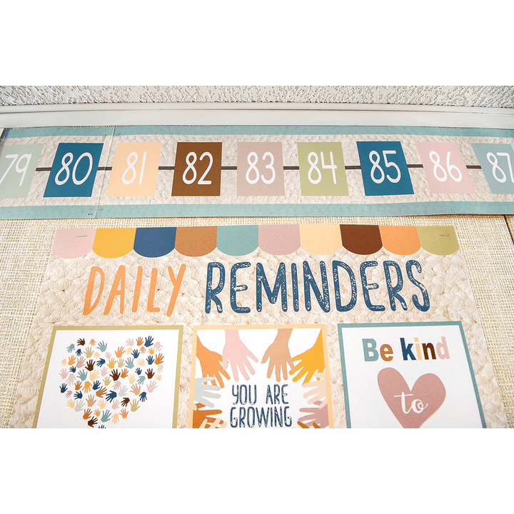 Everyone is Welcome Number Line (-20 to +120) Bulletin Board-Bulletin Board Sets-Tools 4 Teaching-Classroom Decor and More