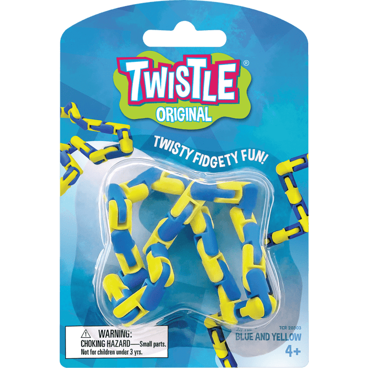 Twistle Original Blue and Yellow-Fidgets-Tools 4 Teaching-Classroom Decor and More