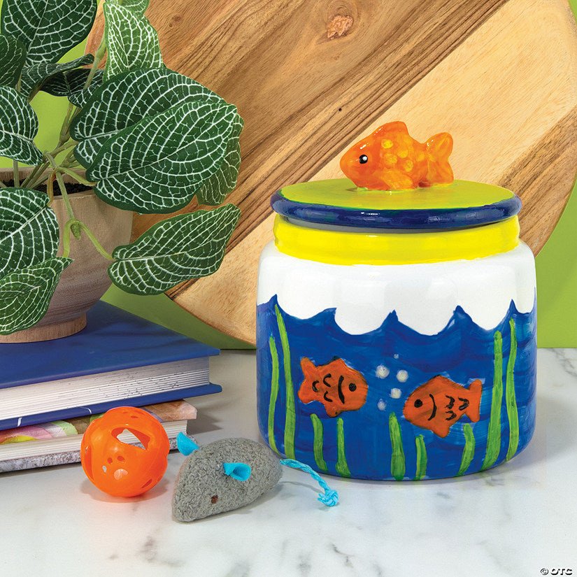 *Paint Your Own Porcelain: Cat Treat Jar-Craft Activity-Tools 4 Teaching-Classroom Decor and More