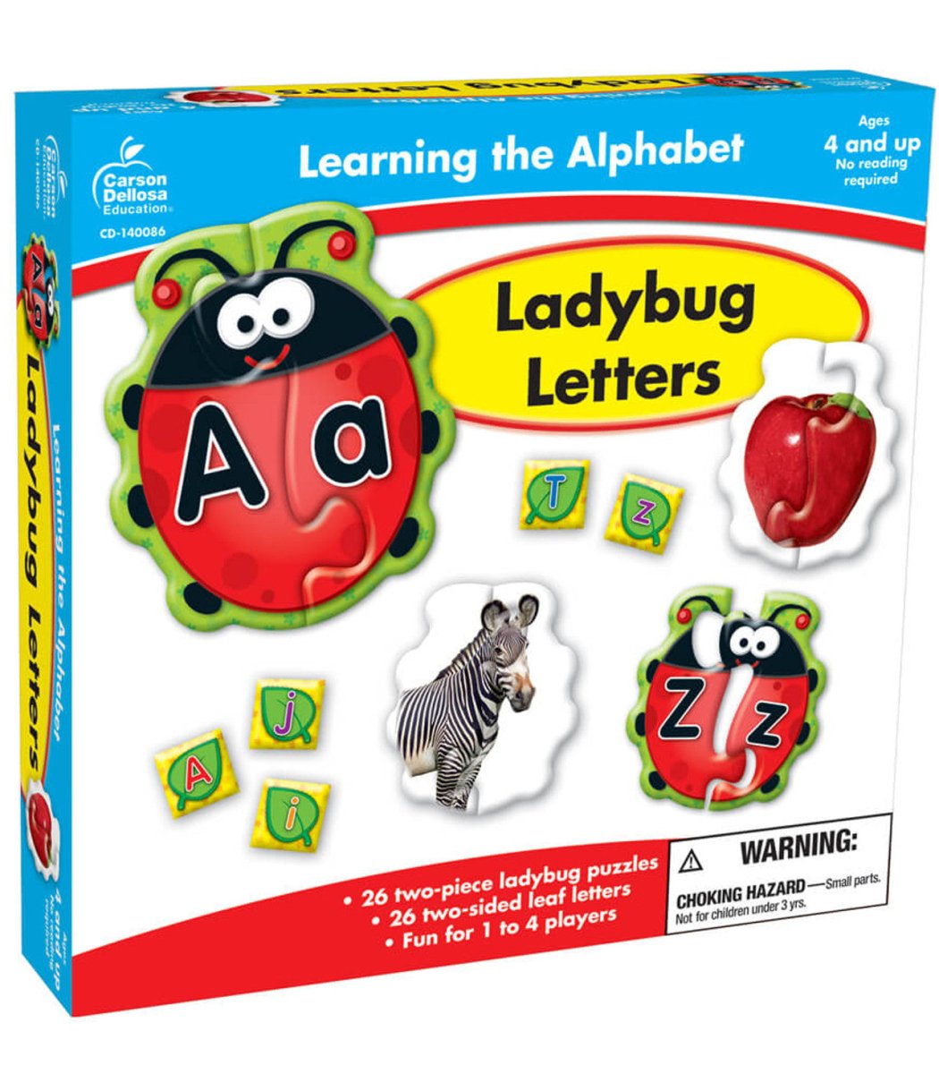 Ladybug Letters Board Game Grade PK-1-Subjects - Reading - Alphabet-Tools 4 Teaching-Classroom Decor and More