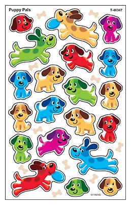 Puppy Pals Stickers-Stickers-Tools 4 Teaching-Classroom Decor and More