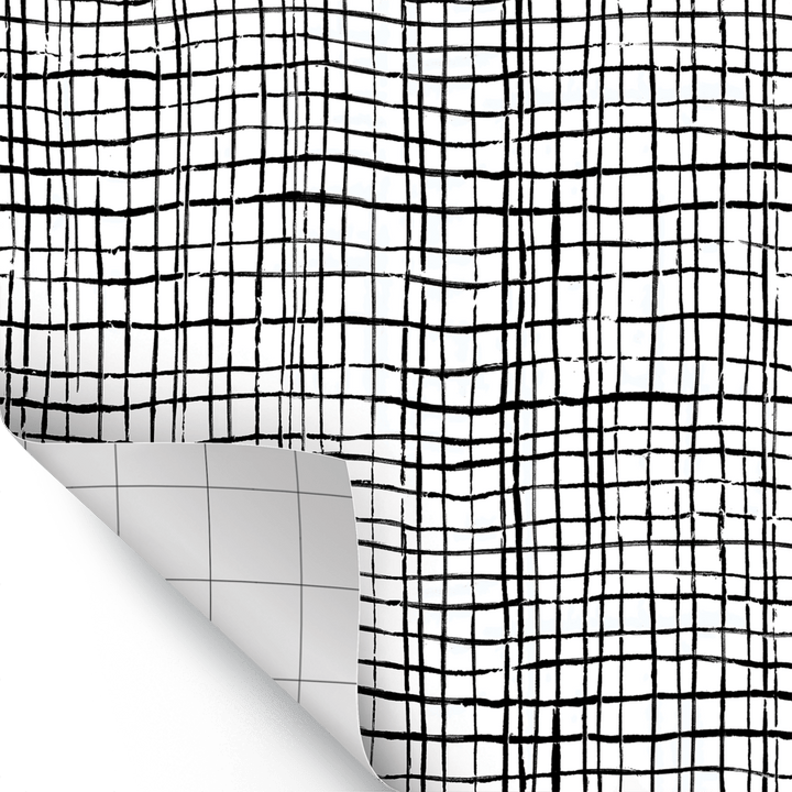 Black Freestyle Grid Peel and Stick Decorative Paper-Bulletin Board Paper - Fadeless-Tools 4 Teaching-Classroom Decor and More