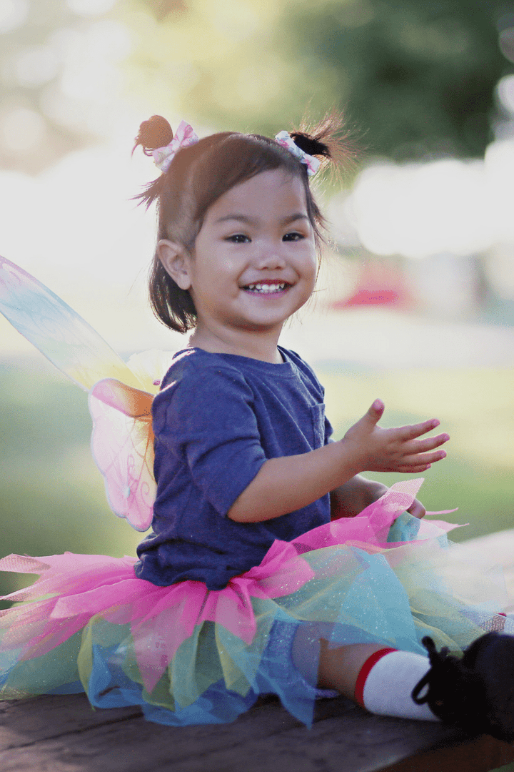 Neon Rainbow Skirt/Wings/Wand, Size 4-7-Dress Up & Jewelry-Tools 4 Teaching-Classroom Decor and More