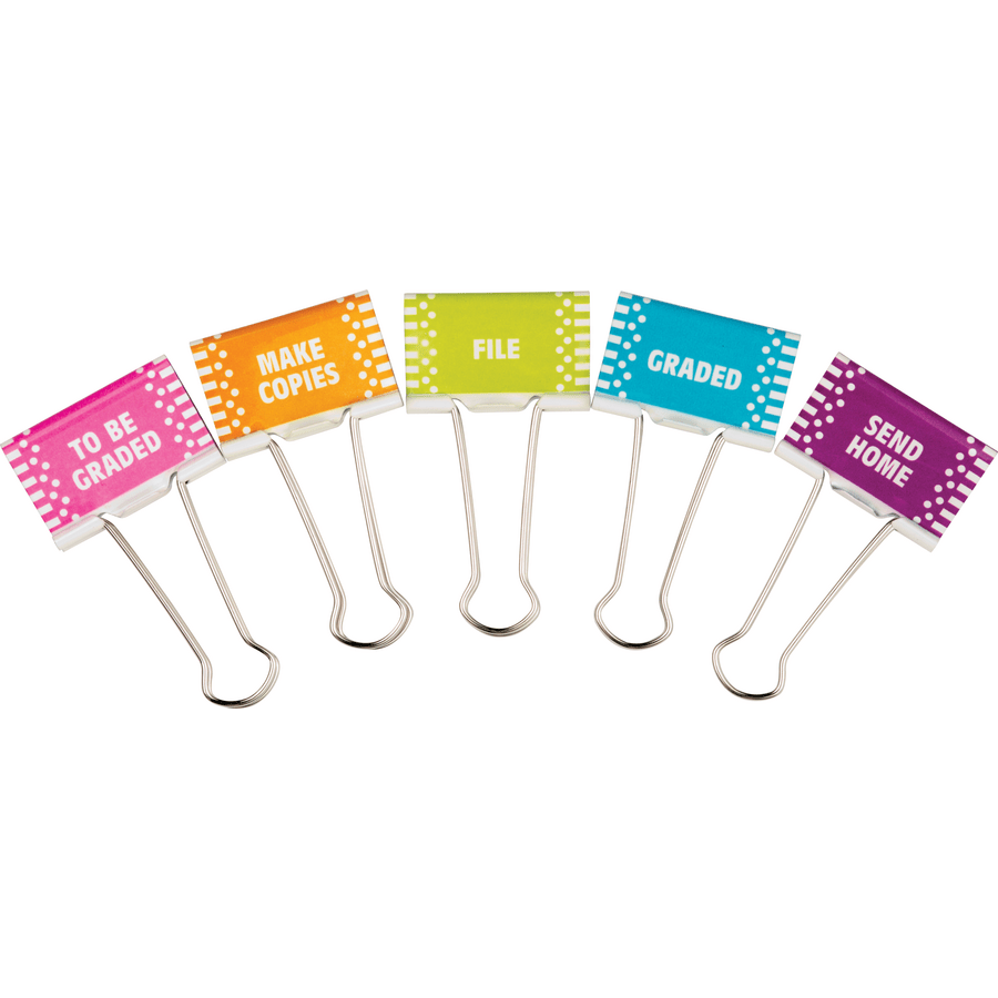 Classroom Management Large Binder Clips-Office Supplies-Tools 4 Teaching-Classroom Decor and More