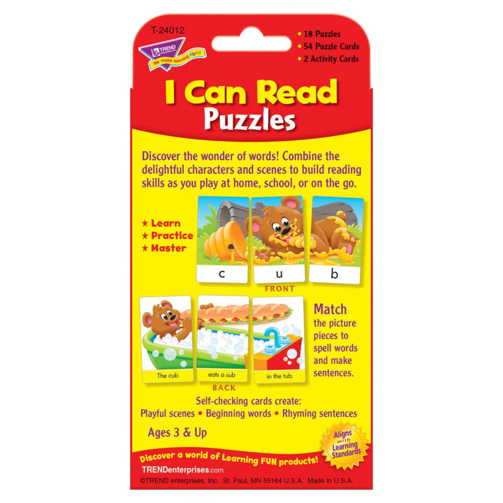I Can Read Puzzles Challenge Cards®-Flashcards-Tools 4 Teaching-Classroom Decor and More