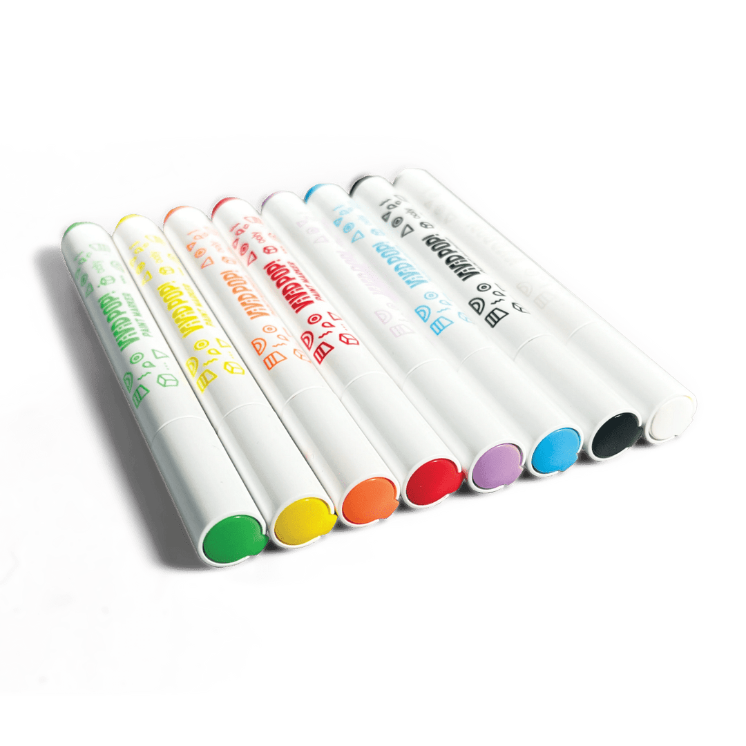 Vivid Pop! Water Based Paint Markers - Set of 8-Art Supplies-Tools 4 Teaching-Classroom Decor and More