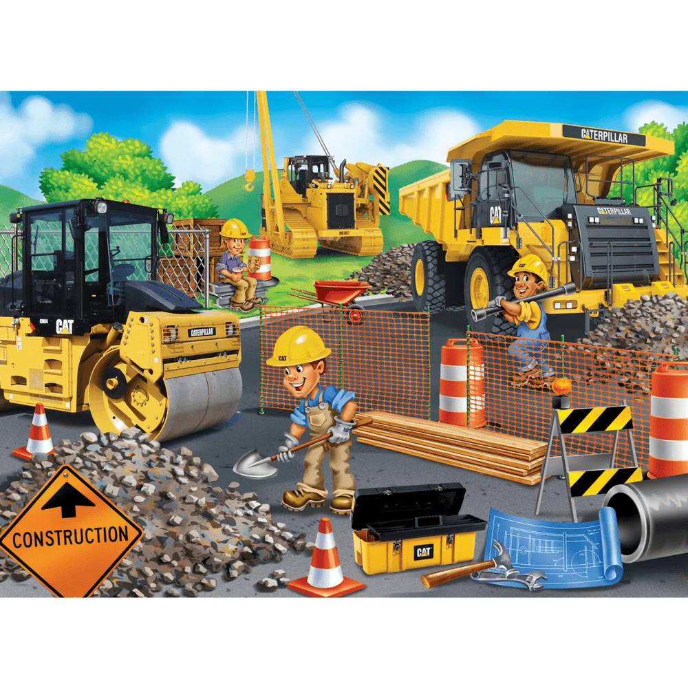 CAT - Parking Lot 60 Piece Jigsaw Puzzle-Puzzles-Tools 4 Teaching-Classroom Decor and More