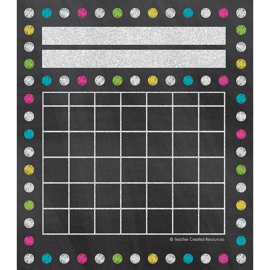 Chalkboard Brights Incentive Charts-Incentive Charts-Tools 4 Teaching-Classroom Decor and More