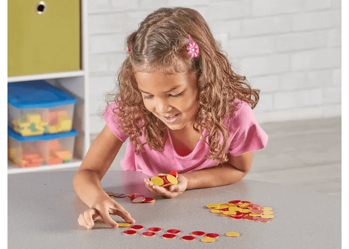 Red & Yellow Counters, Set of 200-Numbers, Counting & Sorting-Tools 4 Teaching-Classroom Decor and More