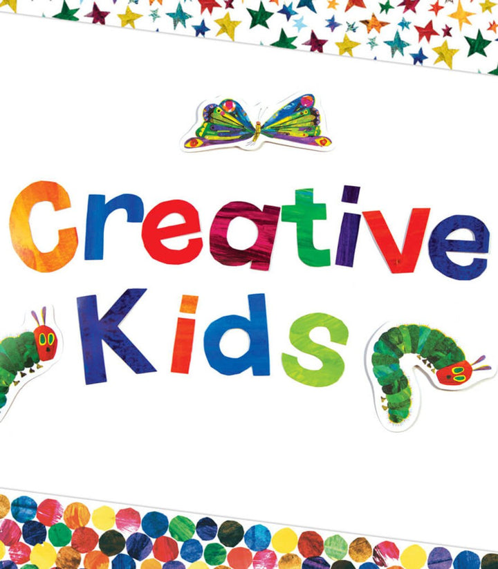 World of Eric Carle™ 4in Colorful Tissue Paper Combo Pack Bulletin Board Letters-Accents-Tools 4 Teaching-Classroom Decor and More