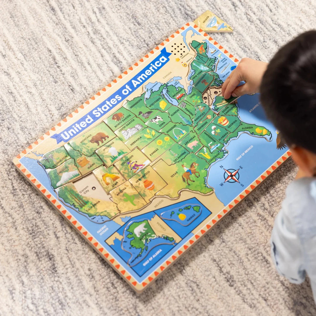 USA Map Sound Puzzle - Tools 4 Teaching