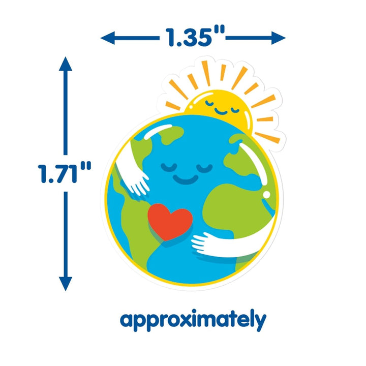 Earth Stickers Giant-Stickers-Tools 4 Teaching-Classroom Decor and More