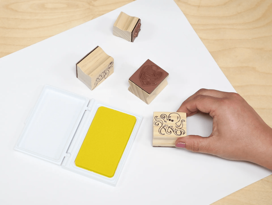 Washable Stamp Pad - Yellow-Stamps & Stamp Pads-Tools 4 Teaching-Classroom Decor and More