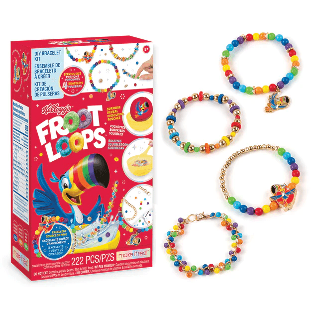 *Kellogg's Froot Loops™ DIY Bracelet Kit-Craft Activity-Tools 4 Teaching-Classroom Decor and More