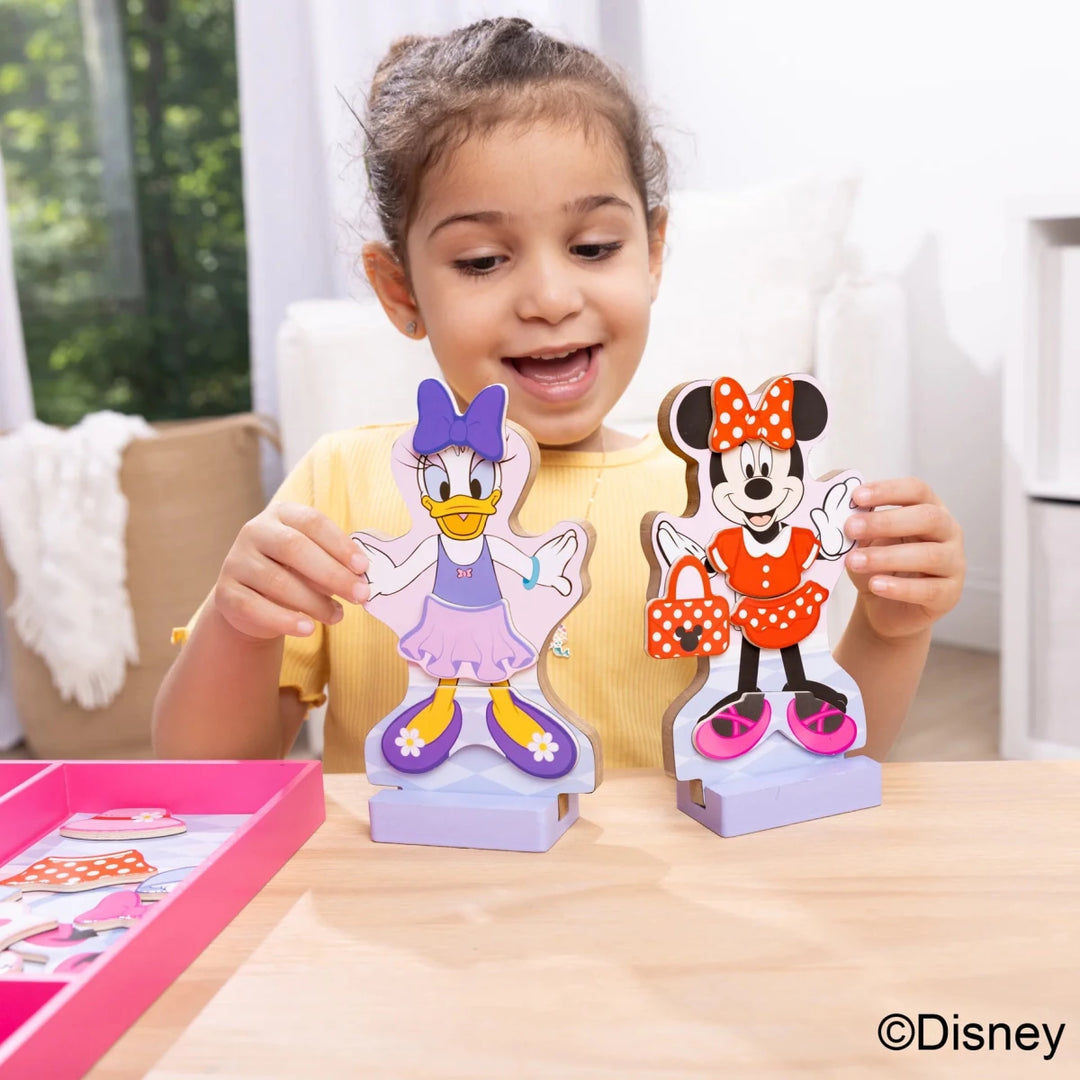 Minnie &amp; Daisy Wooden Magnetic Dress Up - Tools 4 Teaching