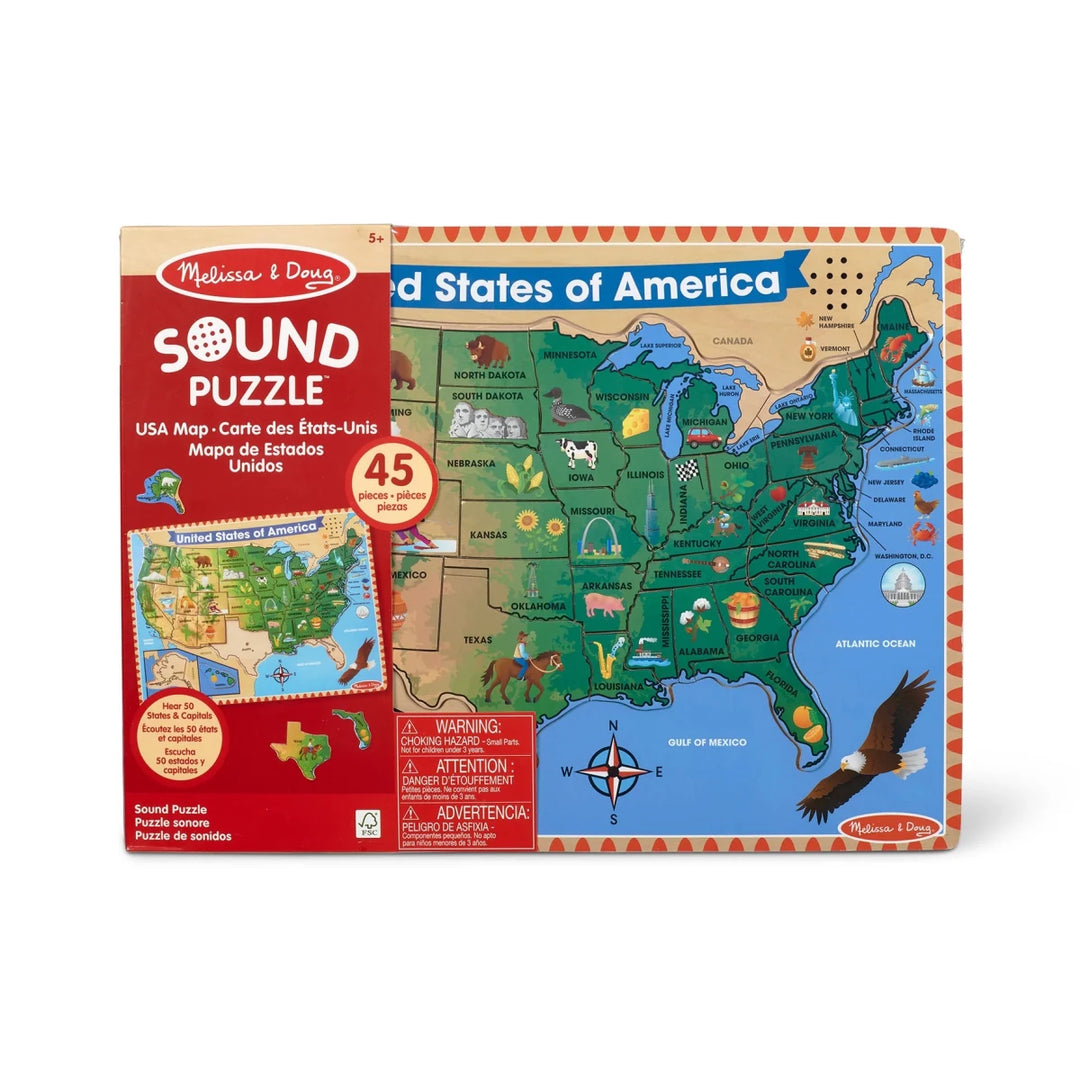 USA Map Sound Puzzle - Tools 4 Teaching
