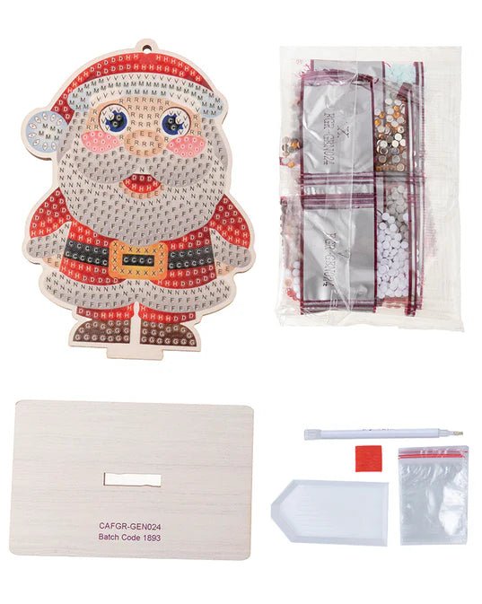 Crystal Art Buddies Ornament - Santa - Tools 4 Teaching