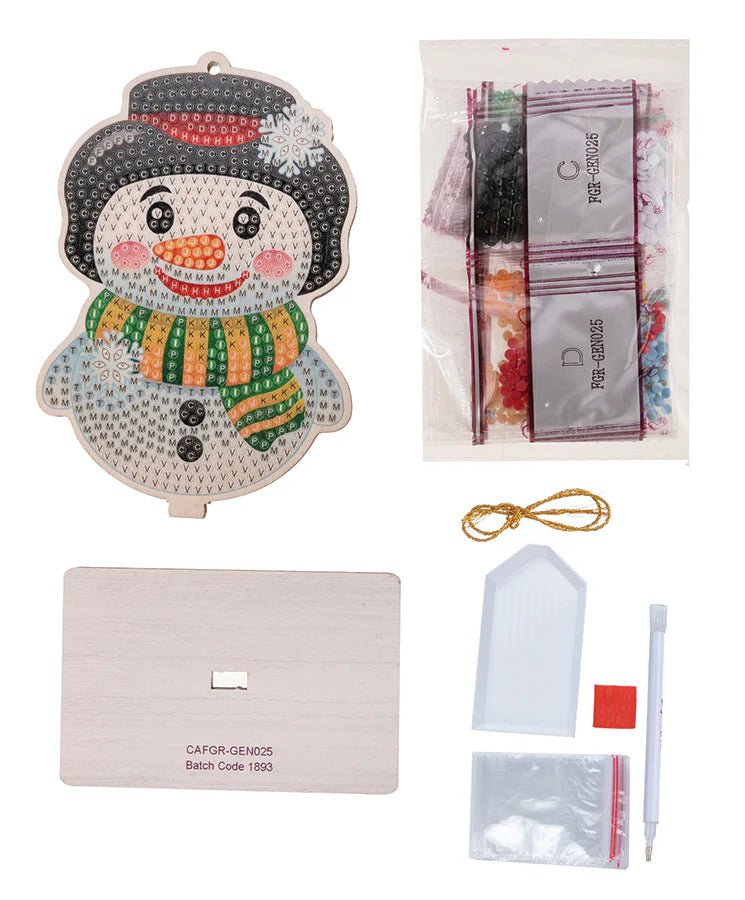 Crystal Art Buddies Ornament - Snowman - Tools 4 Teaching