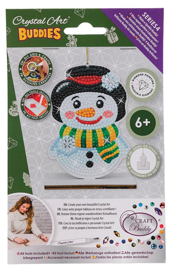 Crystal Art Buddies Ornament - Snowman - Tools 4 Teaching