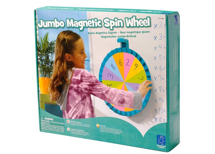 Jumbo Magnetic Spinner-Classroom Essentials-Tools 4 Teaching-Classroom Decor and More