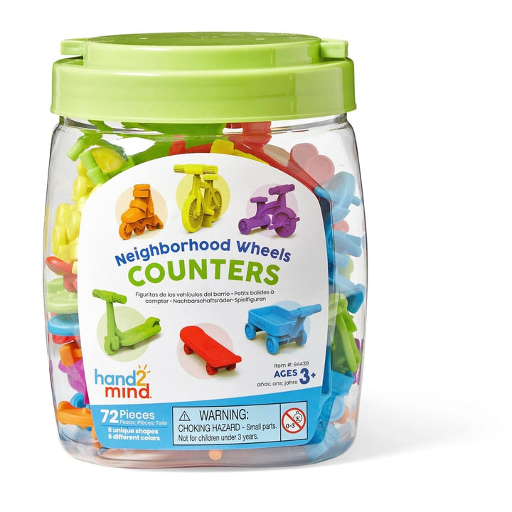Neighborhood Wheels Counters-Numbers, Counting & Sorting-Tools 4 Teaching-Classroom Decor and More