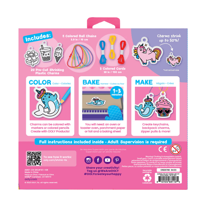 Shrink-its! DIY Shrink Art Kit - Cute Crew-Craft Activity-Tools 4 Teaching-Classroom Decor and More