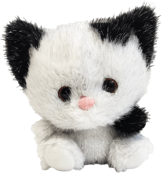 Shimmers Kitten 8"-10" Silver Thread Plush - Tools 4 Teaching