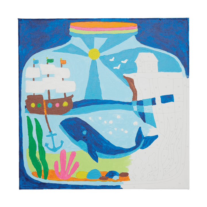 *Colorific Canvas Paint by Number Kit - Tiny Treasures-Arts & Crafts-Tools 4 Teaching-Classroom Decor and More