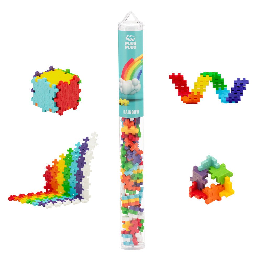 PLUS PLUS® Tube - 70 PC - Rainbow-Plus Plus-Tools 4 Teaching-Classroom Decor and More